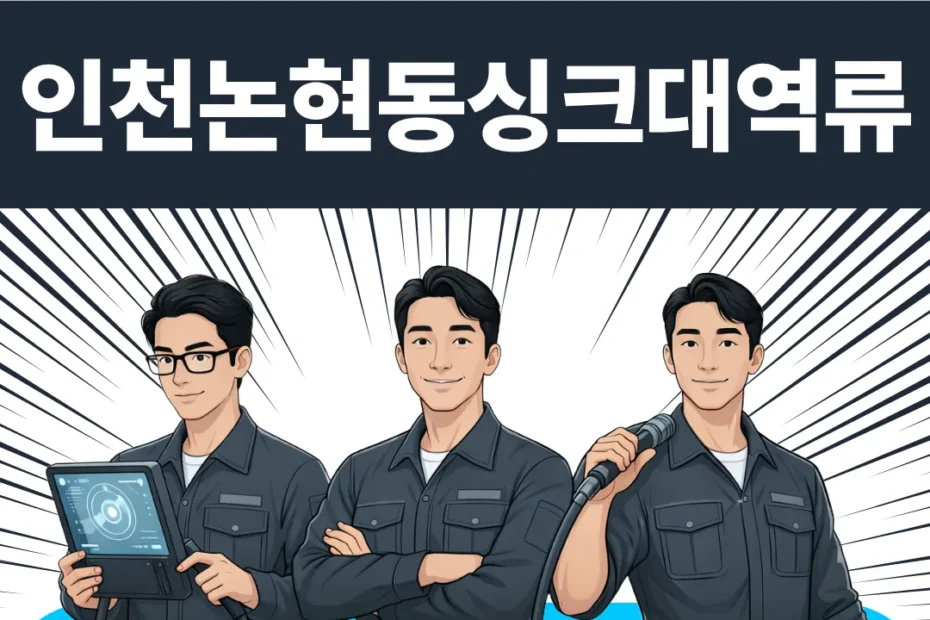 인천논현동싱크대역류