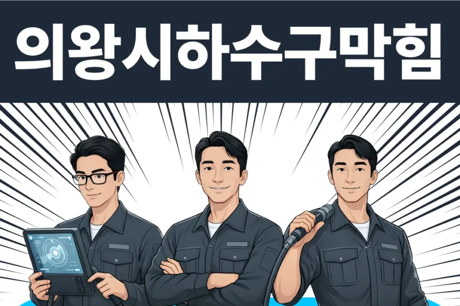 의왕시하수구막힘