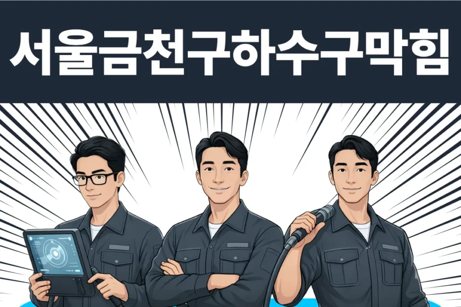 서울금천구하수구막힘