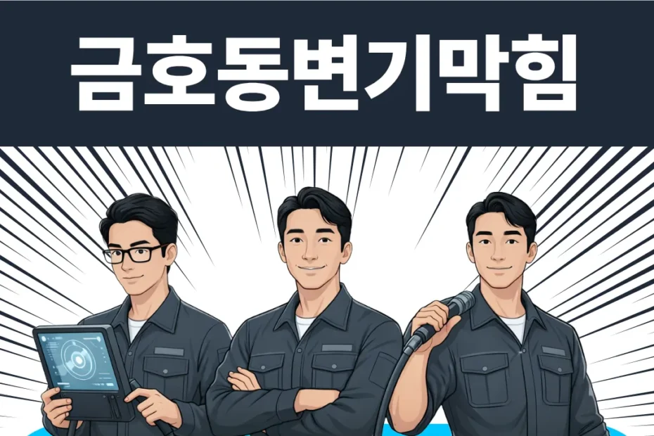 금호동변기막힘