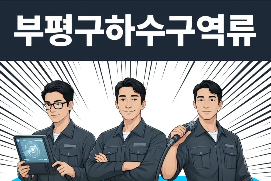 부평구하수구역류