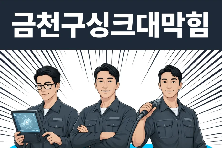금천구싱크대막힘