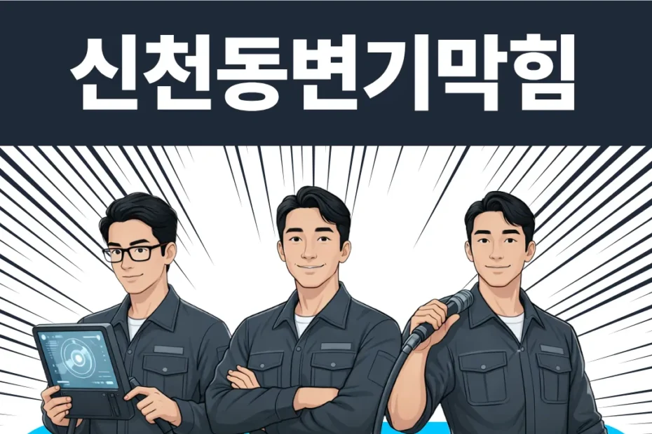 신천동변기막힘