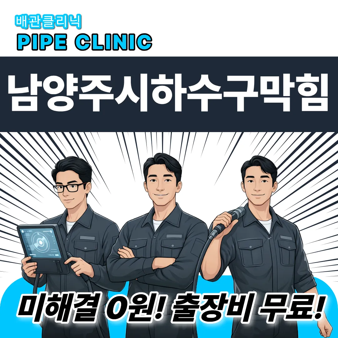 남양주시하수구막힘