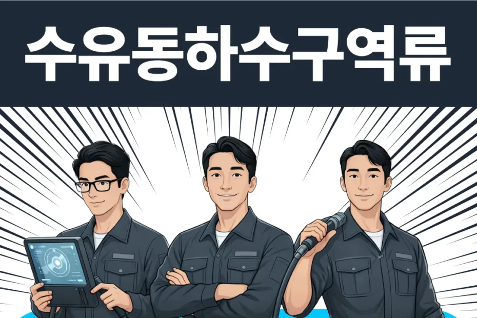 수유동하수구역류
