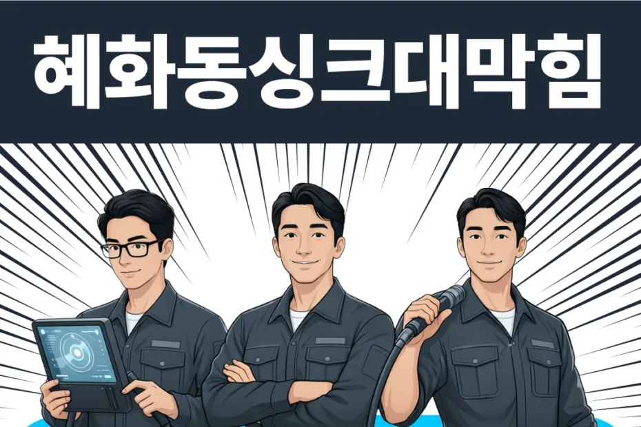 혜화동싱크대막힘