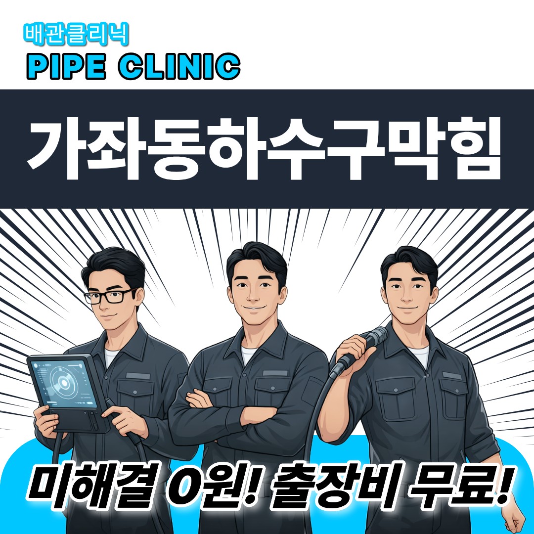 가좌동하수구막힘