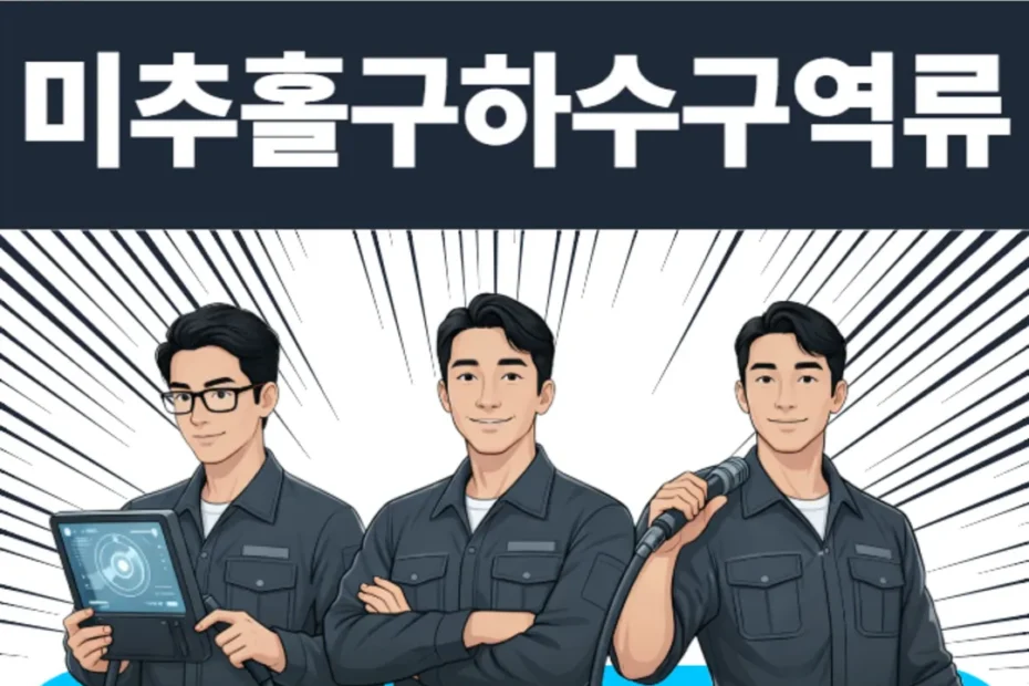 미추홀구하수구역류