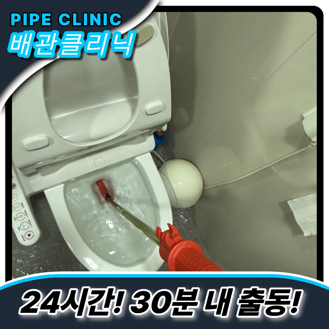 안성공도변기막힘