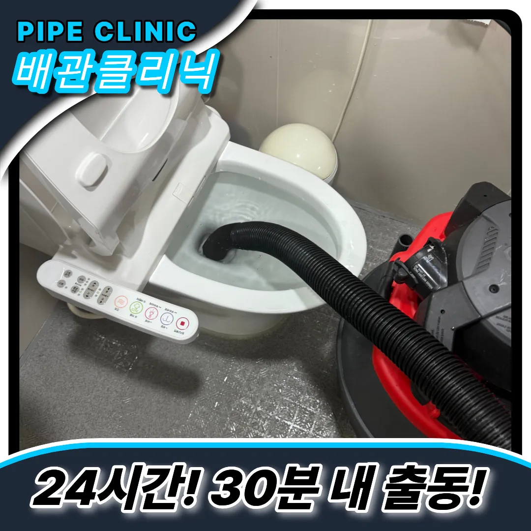 안성공도변기막힘