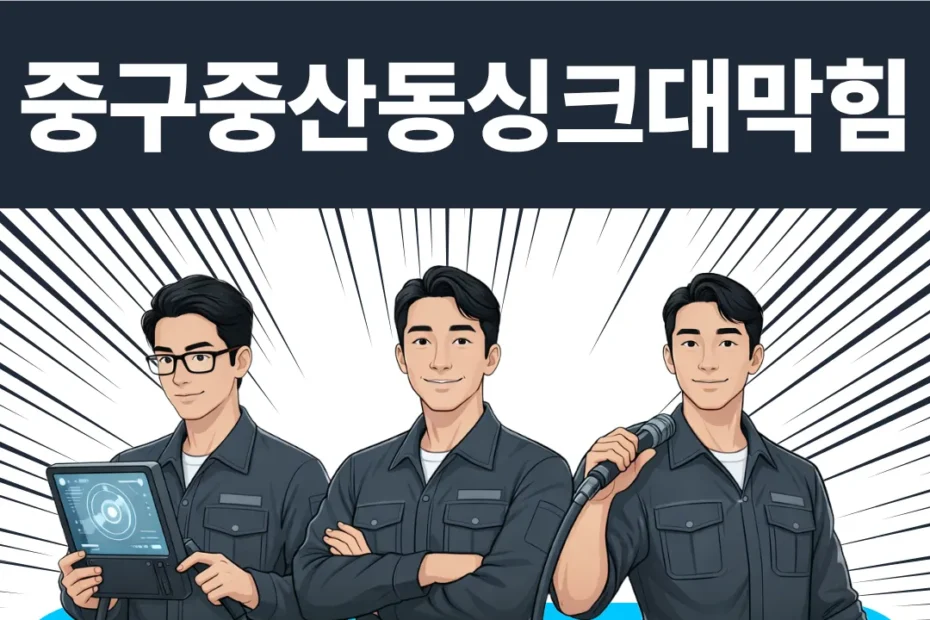 중구중산동싱크대막힘