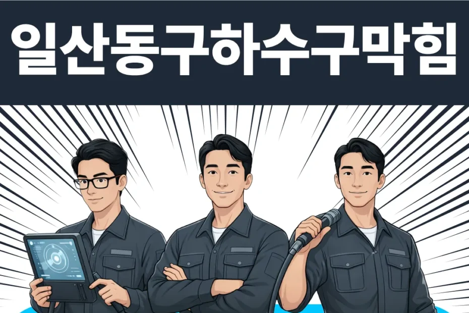 일산동구하수구막힘