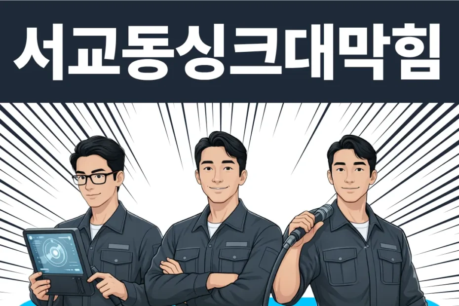 서교동싱크대막힘