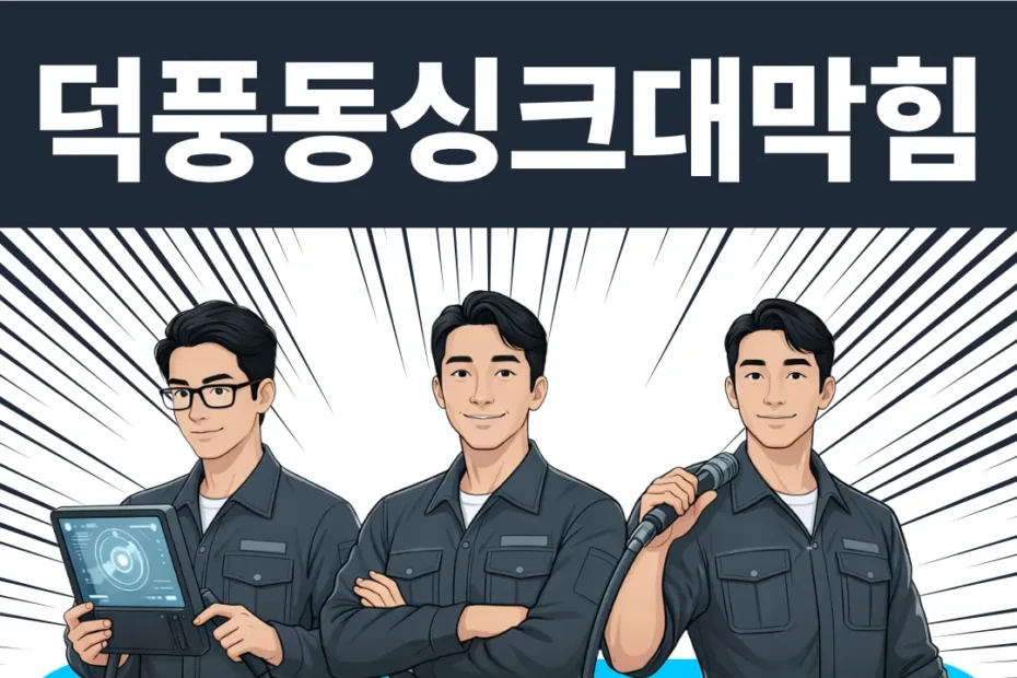 덕풍동싱크대막힘