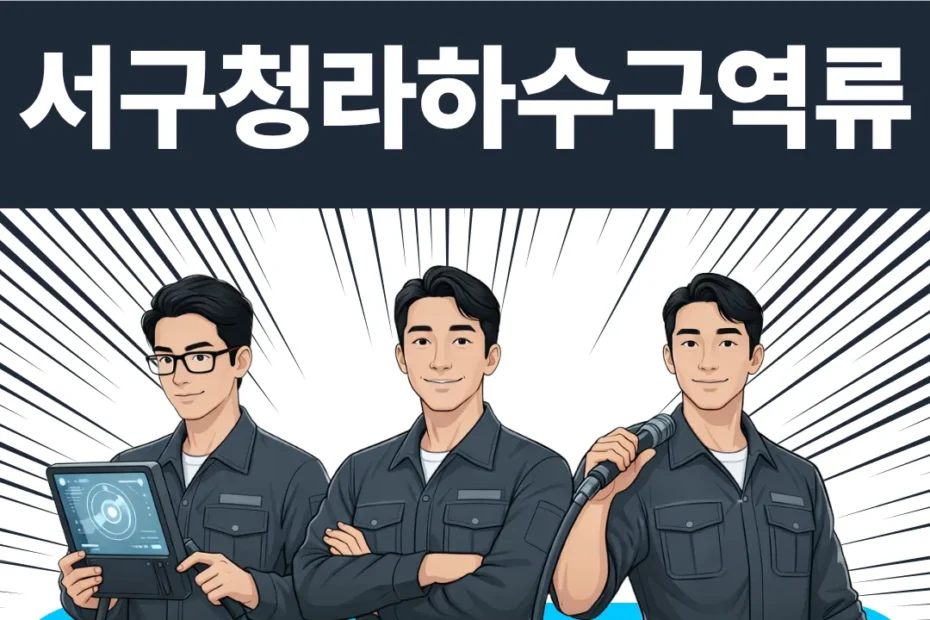 서구청라하수구역류