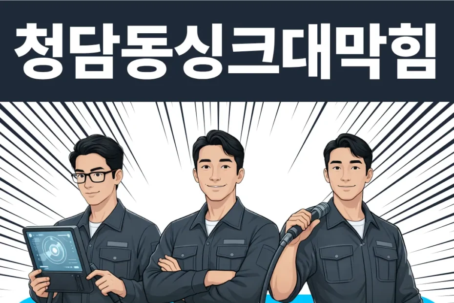 청담동싱크대막힘