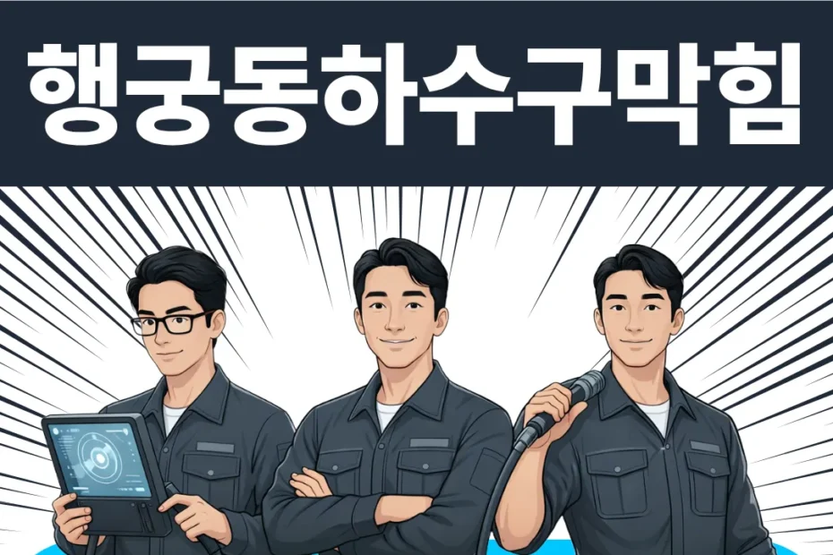 행궁동하수구막힘