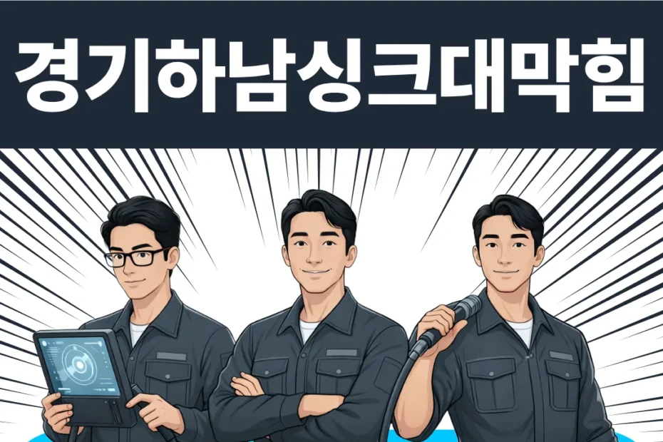 경기하남싱크대막힘