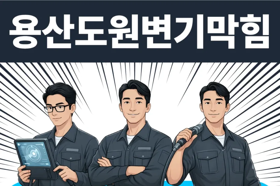 용산도원변기막힘