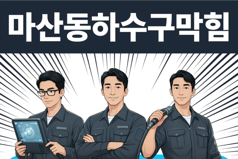 마산동하수구막힘