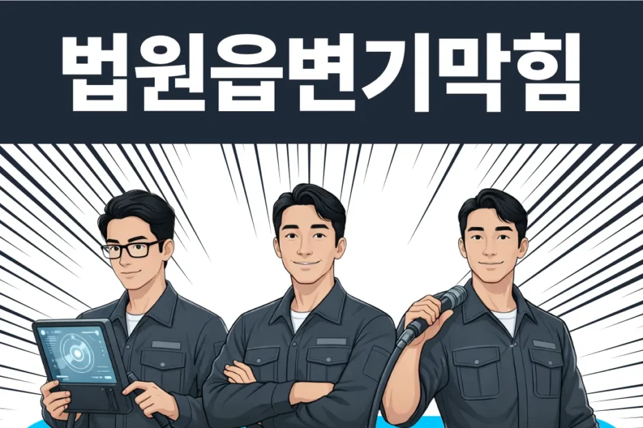 법원읍변기막힘