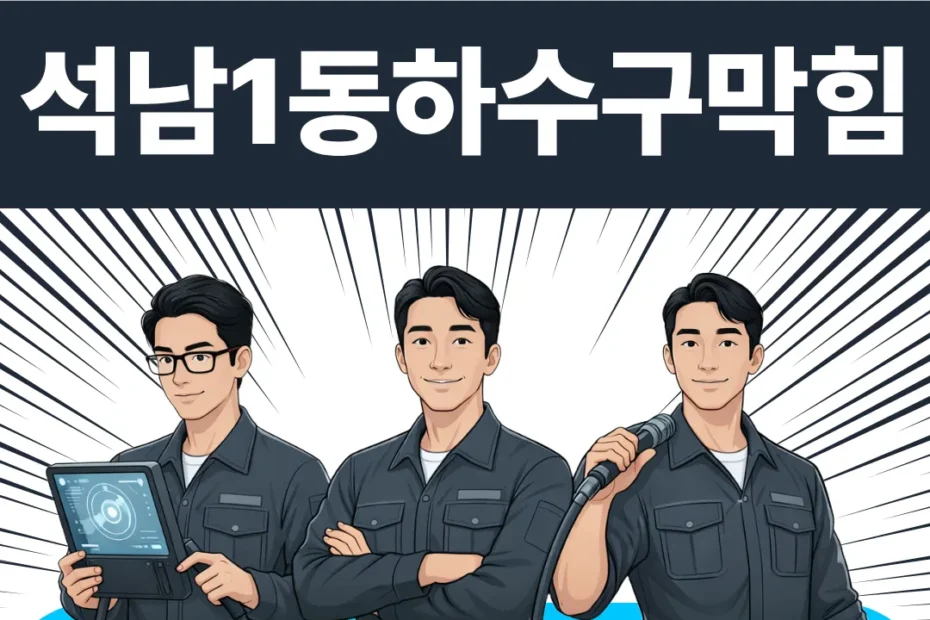 석남1동하수구막힘