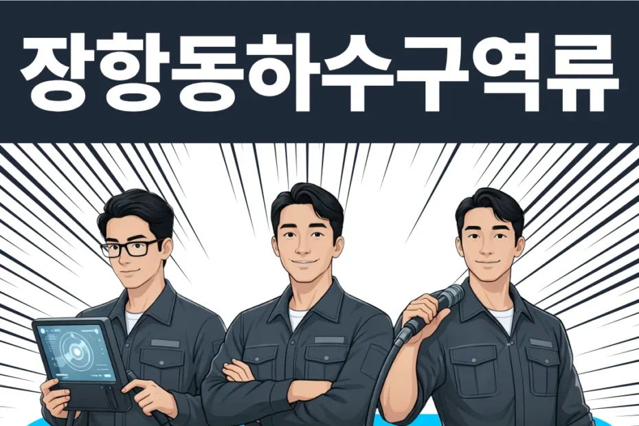 장항동하수구역류