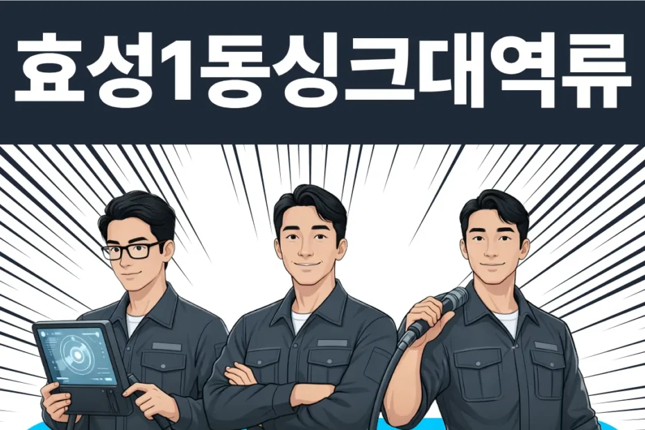 효성1동싱크대역류