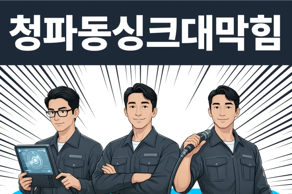 청파동싱크대막힘