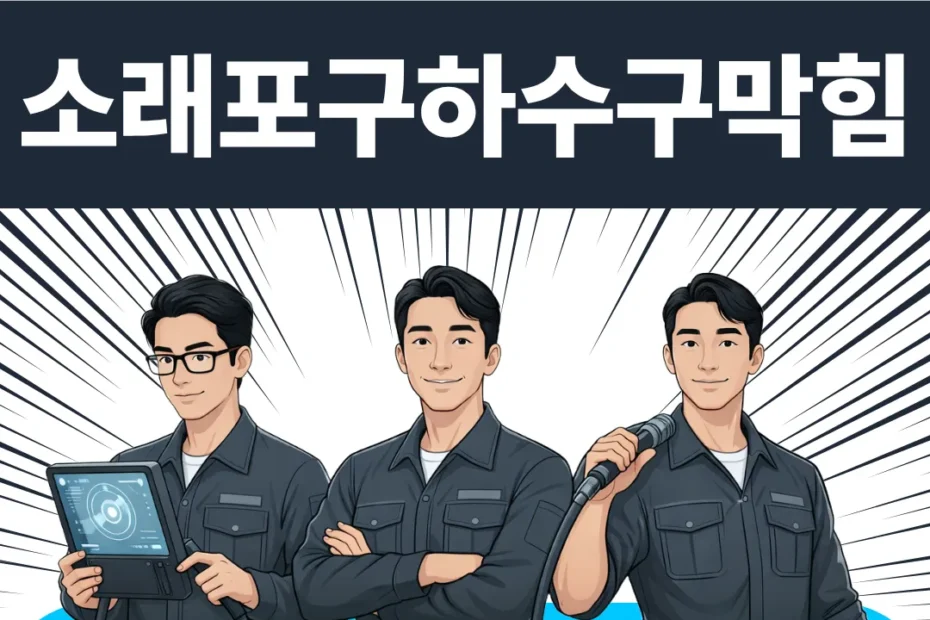 소래포구하수구막힘