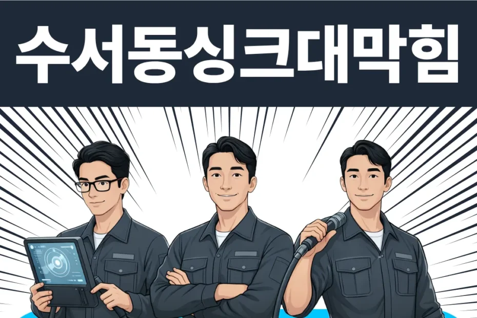 수서동싱크대막힘