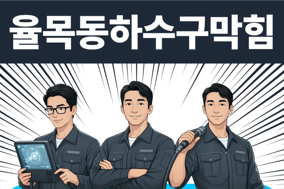 율목동하수구막힘