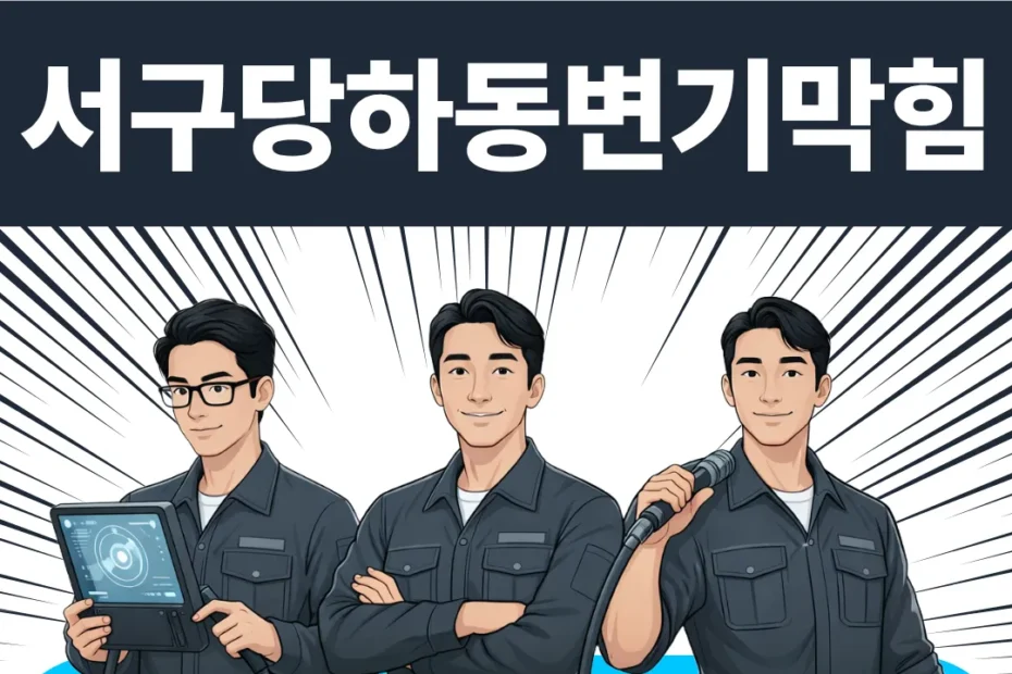 서구당하동변기막힘