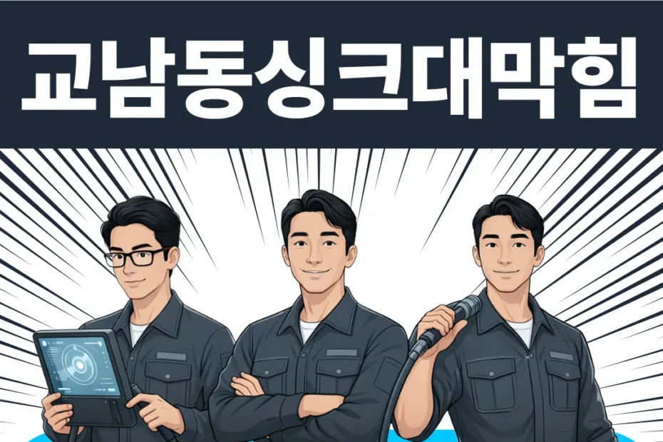 교남동싱크대막힘