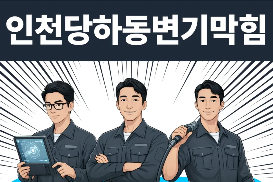 인천당하동변기막힘