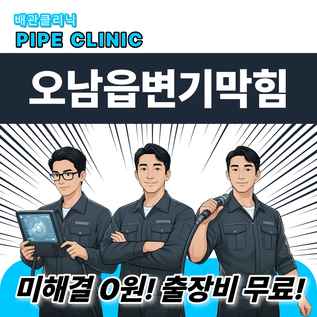 오남읍변기막힘