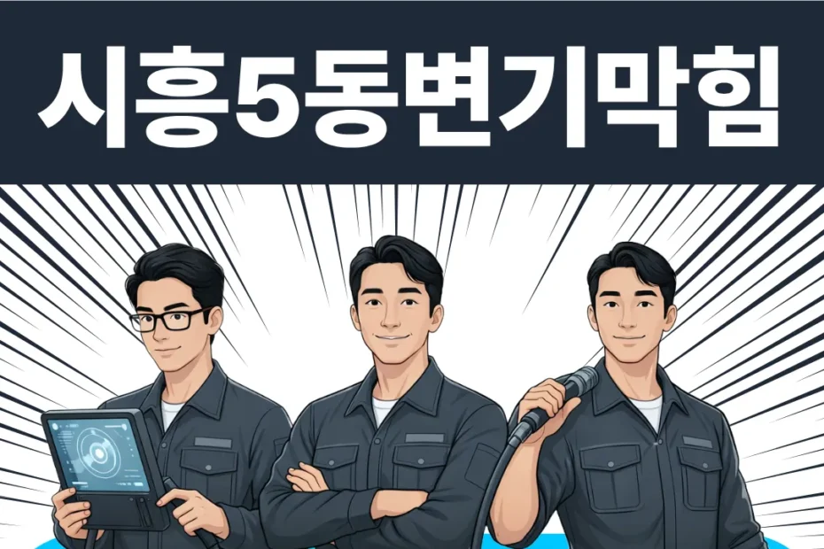 시흥5동변기막힘