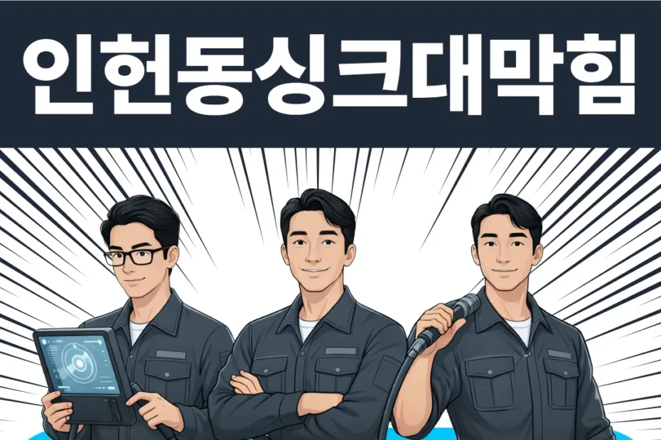 인헌동싱크대막힘