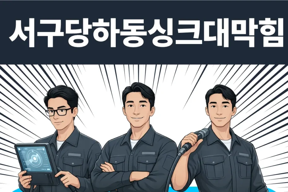 서구당하동싱크대막힘