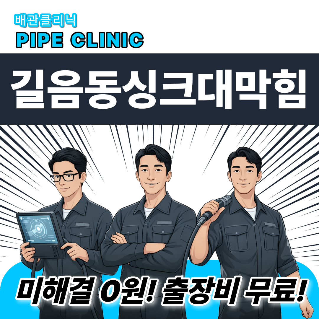 길음동싱크대막힘