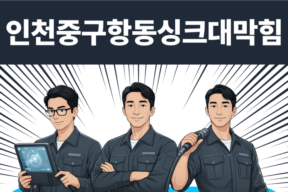 인천중구항동싱크대막힘