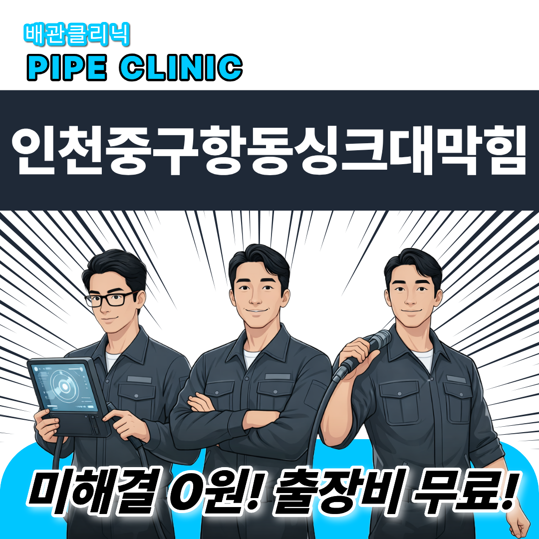 인천중구항동싱크대막힘