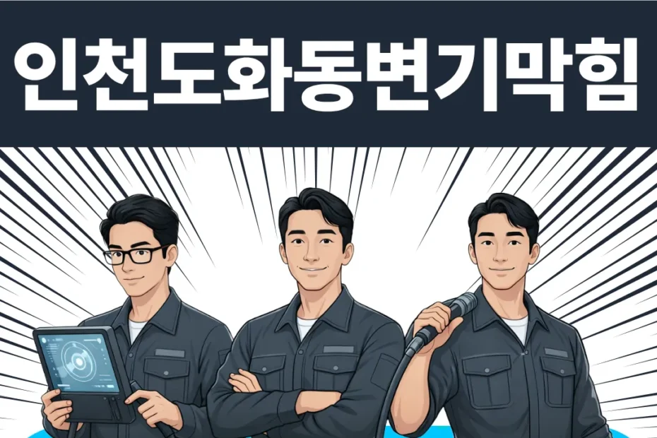 인천도화동변기막힘