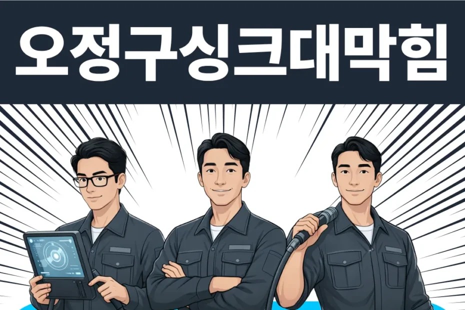 오정구싱크대막힘