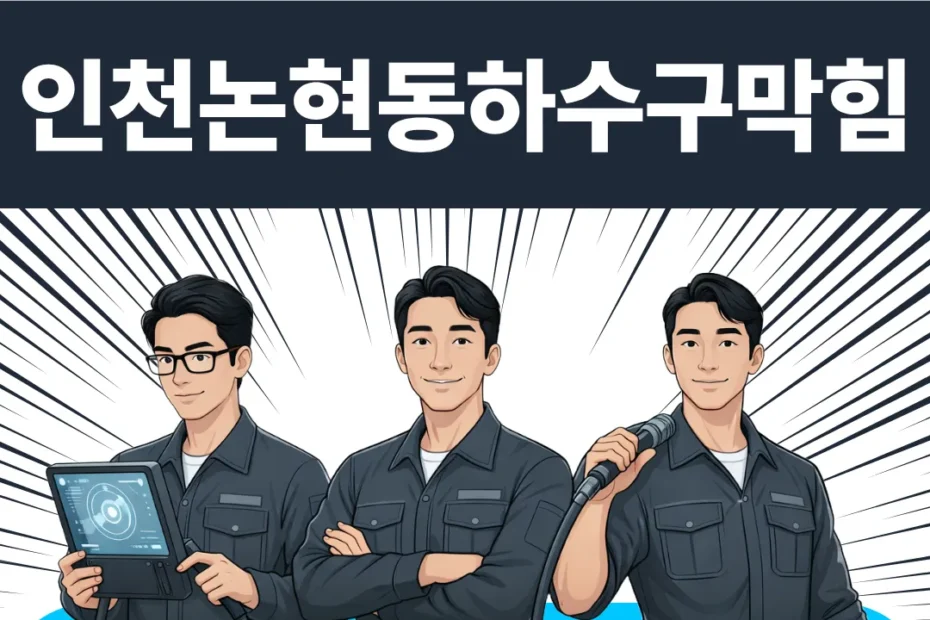 인천논현동하수구막힘