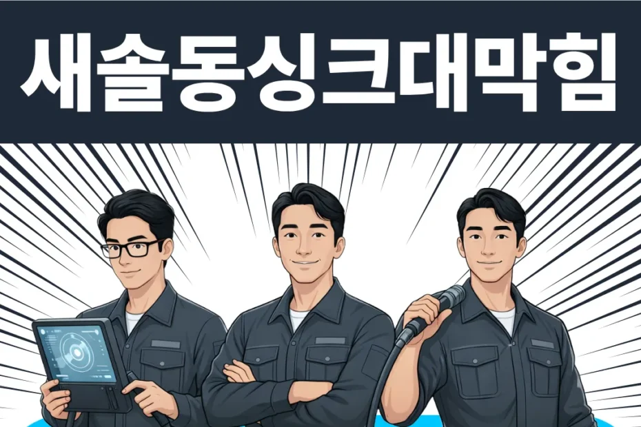 새솔동싱크대막힘