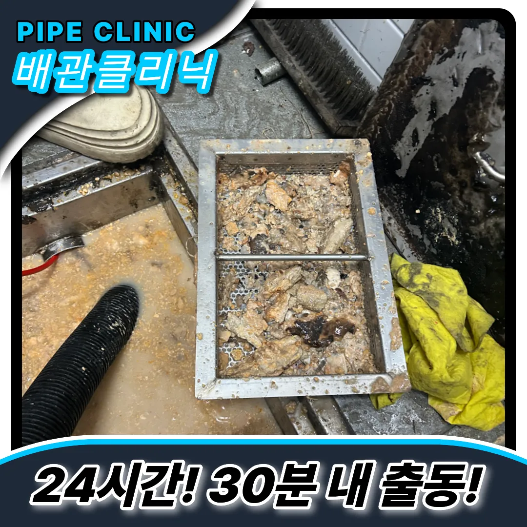 하수구역류