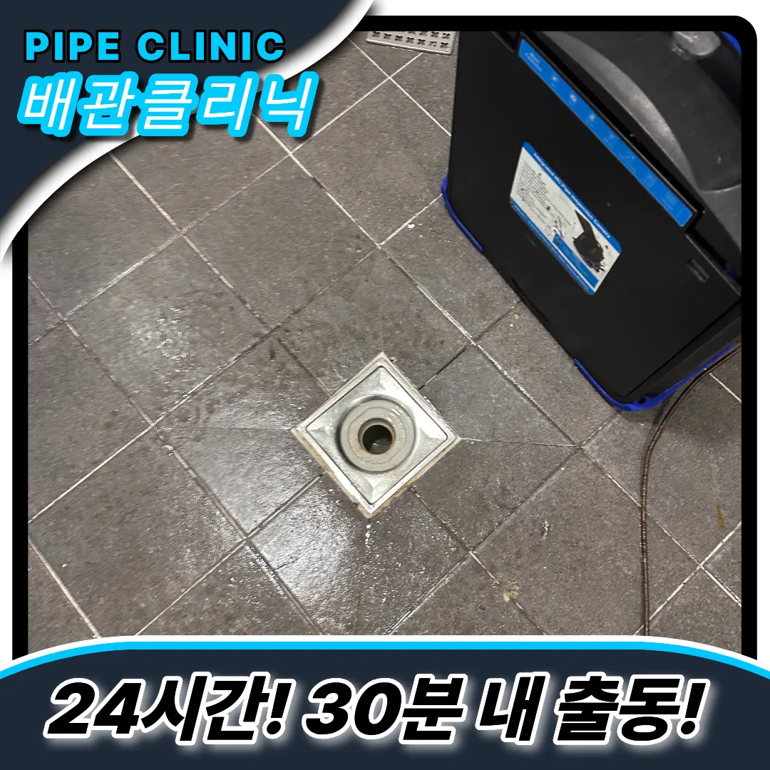 화장실배수구역류