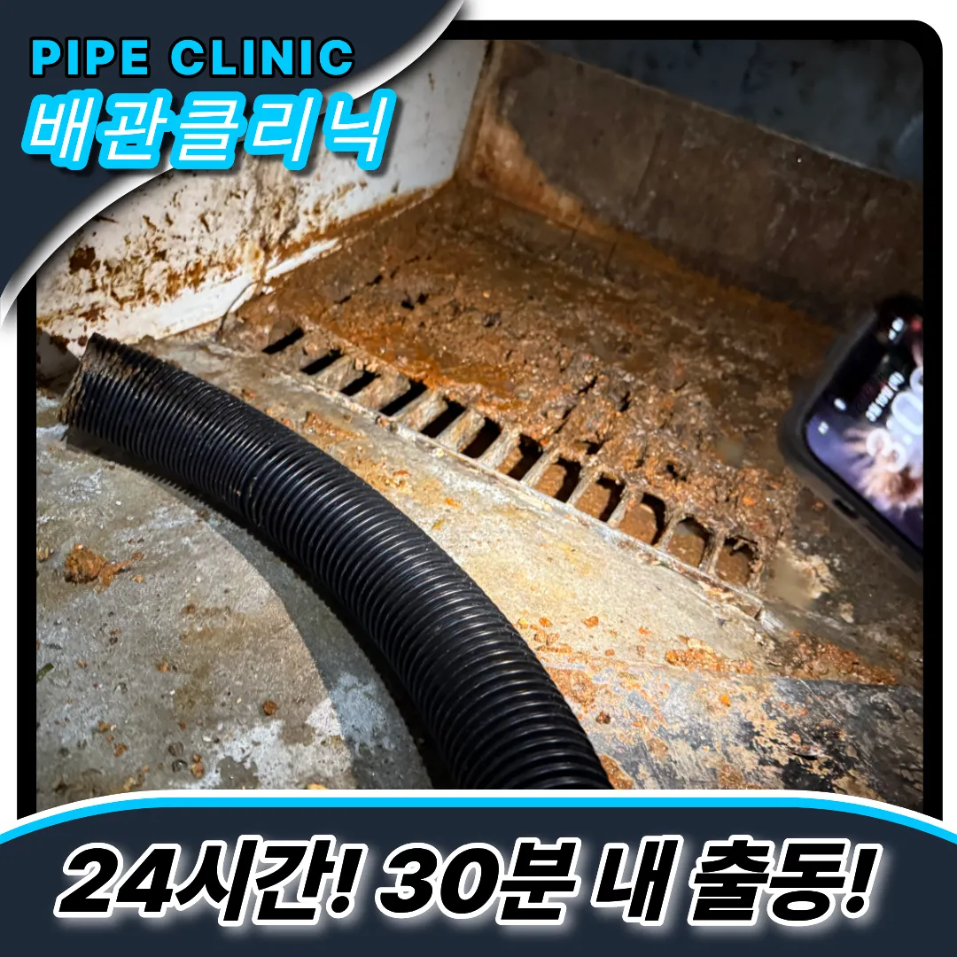 관교동하수구역류