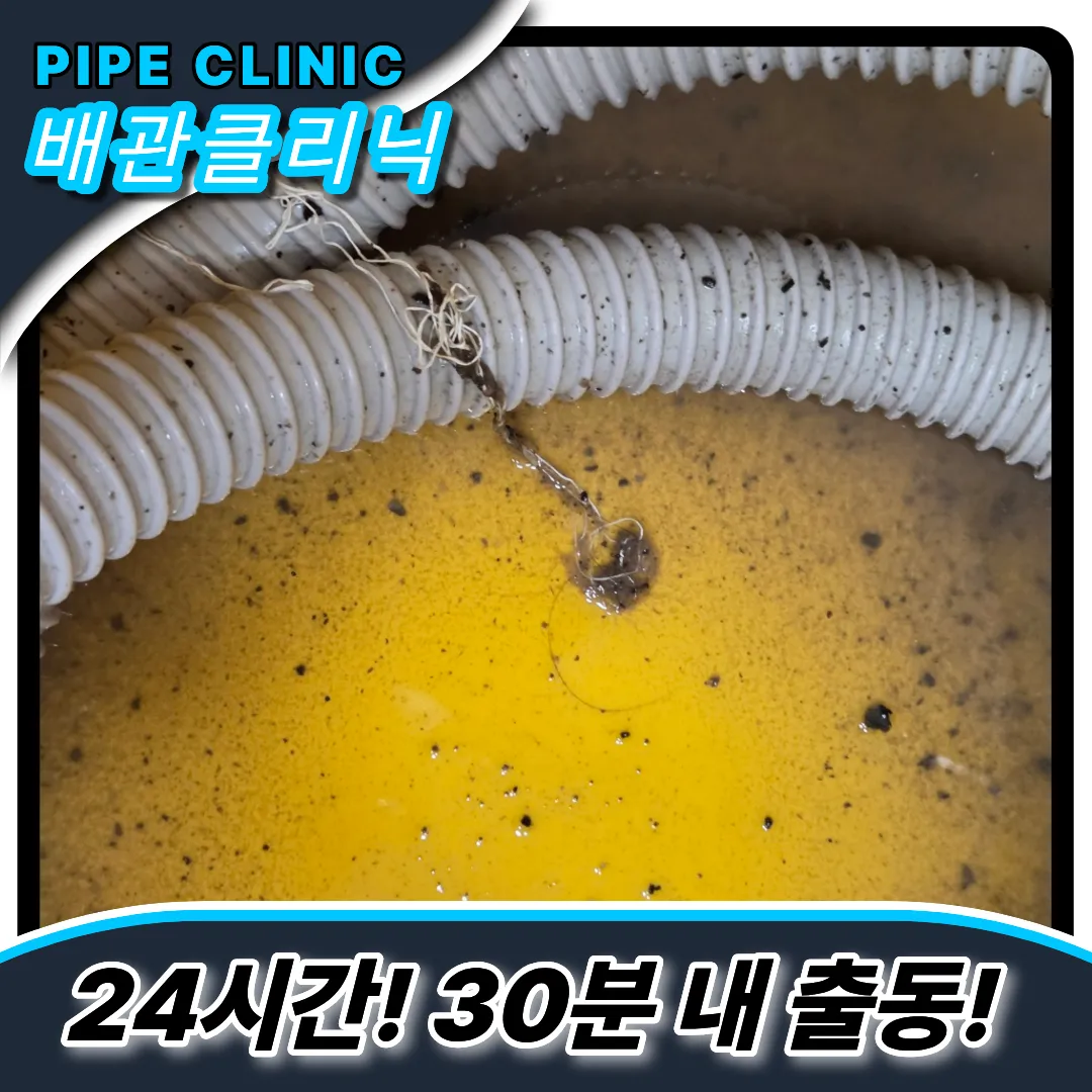 단원구고잔동하수구막힘